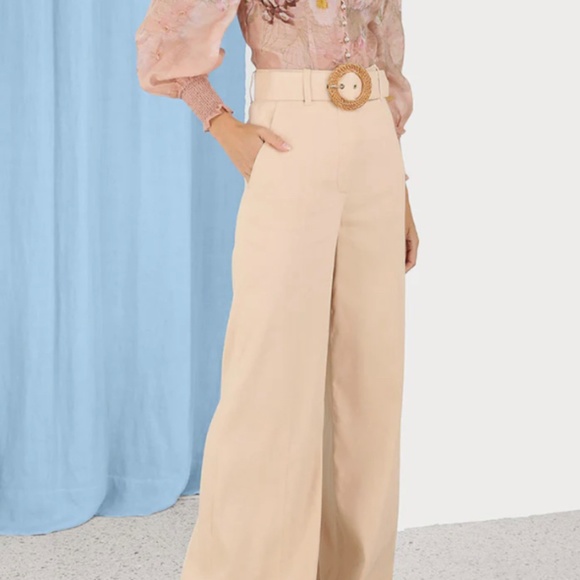 Zimmermann Dancer Wide Leg Pant - Picture 1 of 2